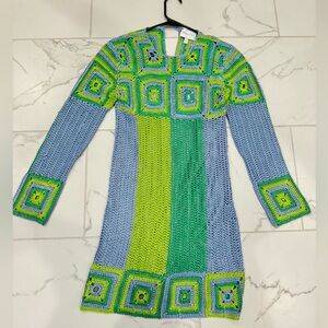 Alice McCall Multicolor Crochet Dress